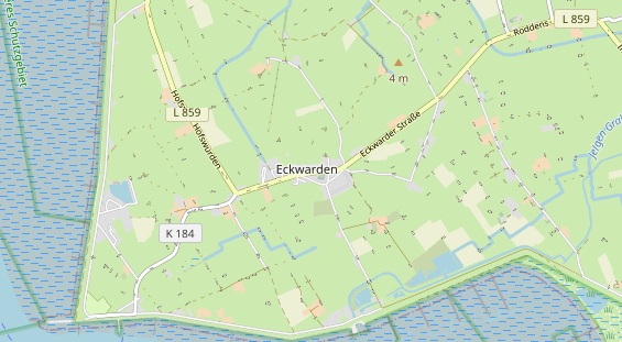 Restaurant auf Karte