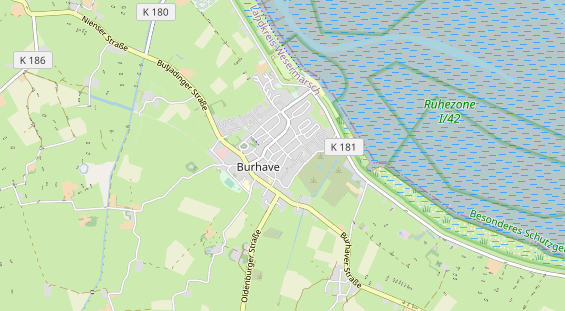 Restaurant auf Karte