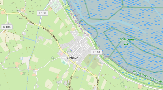 Restaurant auf Karte