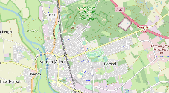 Restaurant auf Karte