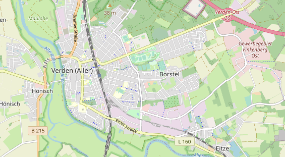 Restaurant auf Karte