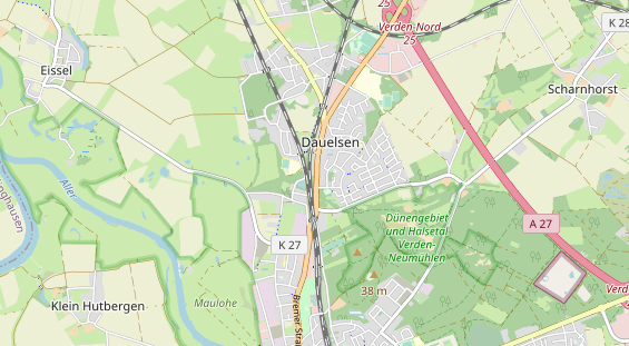 Restaurant auf Karte