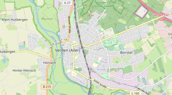 Restaurant auf Karte