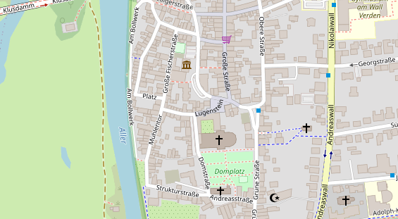 Restaurant auf Karte