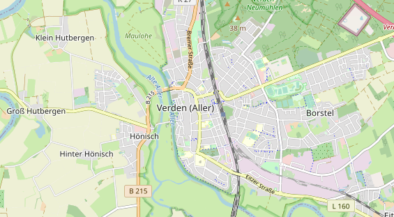 Restaurant auf Karte