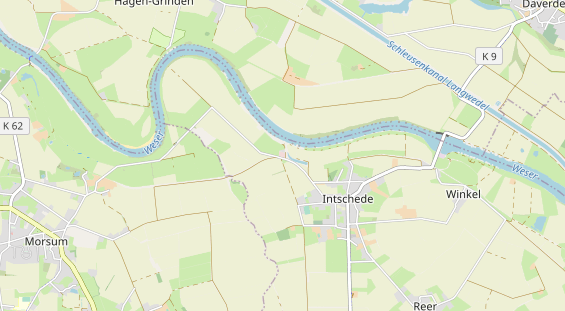 Restaurant auf Karte