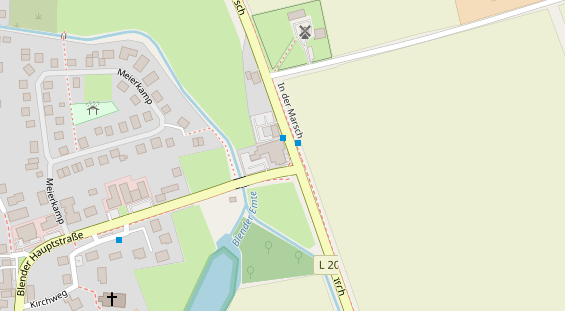 Restaurant auf Karte