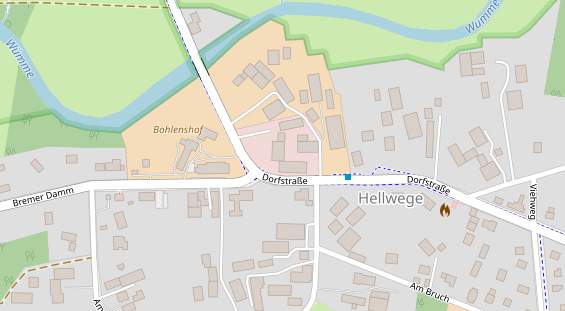 Restaurant auf Karte