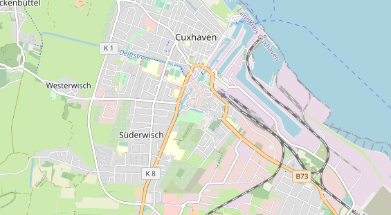 Restaurant auf Karte