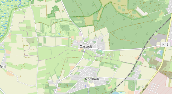 Restaurant auf Karte