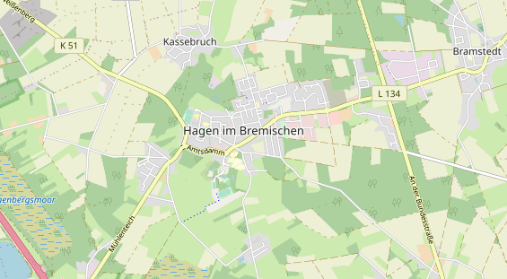 Restaurant auf Karte