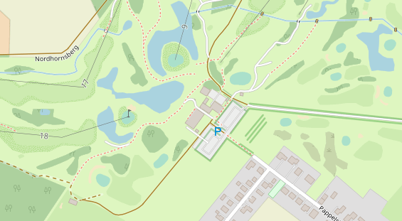 Restaurant auf Karte