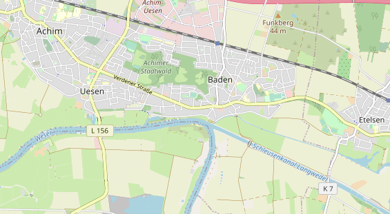 Restaurant auf Karte