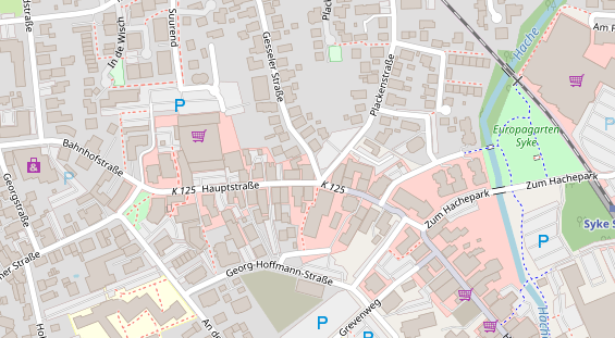 Restaurant auf Karte