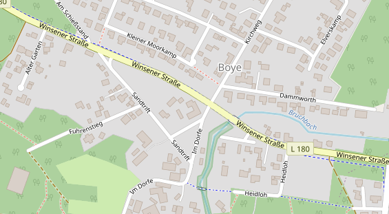 Restaurant auf Karte