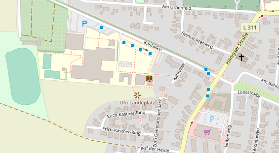 Restaurant auf Karte