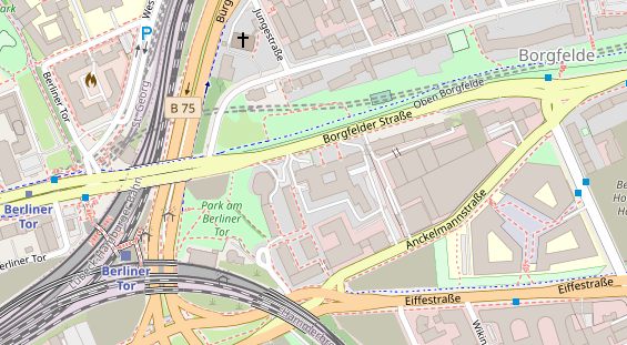 Restaurant auf Karte