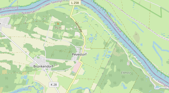 Restaurant auf Karte