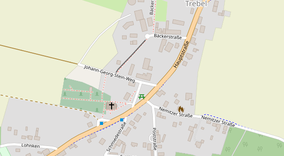 Restaurant auf Karte