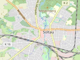 Restaurant auf Karte