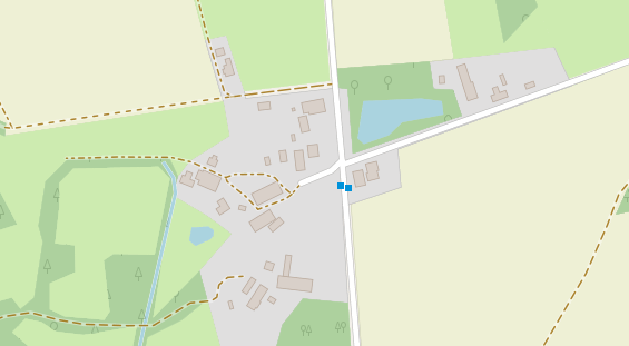 Restaurant auf Karte