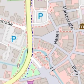 Restaurant auf Karte