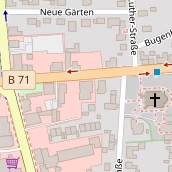 Restaurant auf Karte