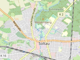 Restaurant auf Karte