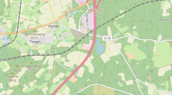 Restaurant auf Karte