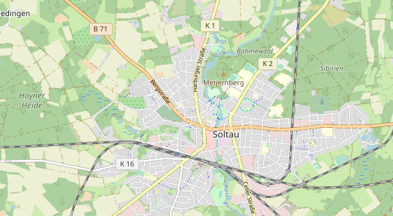 Restaurant auf Karte