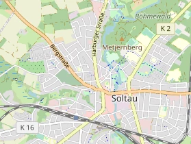 Restaurant auf Karte