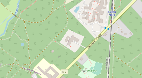 Restaurant auf Karte