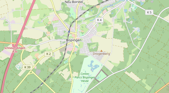 Restaurant auf Karte