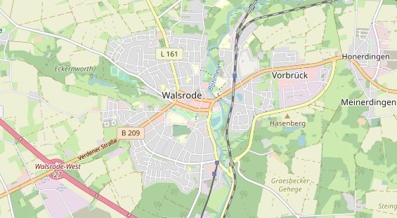 Restaurant auf Karte