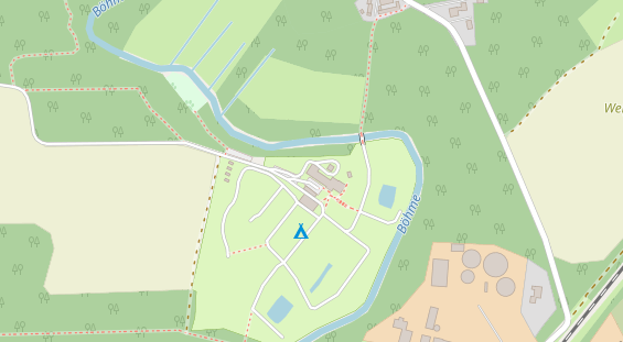 Restaurant auf Karte