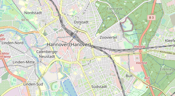 Restaurant auf Karte