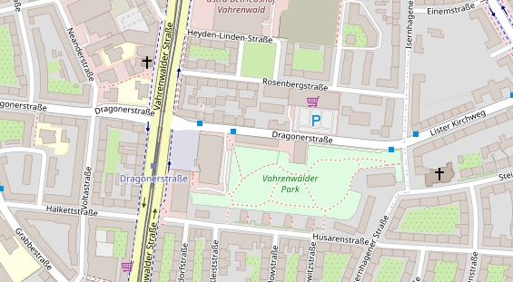 Restaurant auf Karte