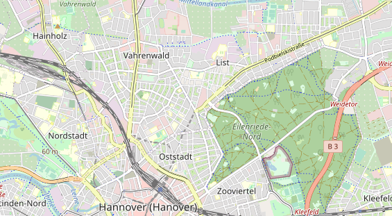 Restaurant auf Karte