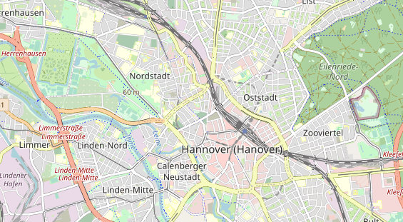 Restaurant auf Karte