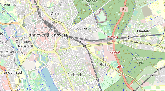 Restaurant auf Karte