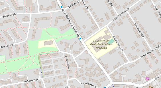 Restaurant auf Karte