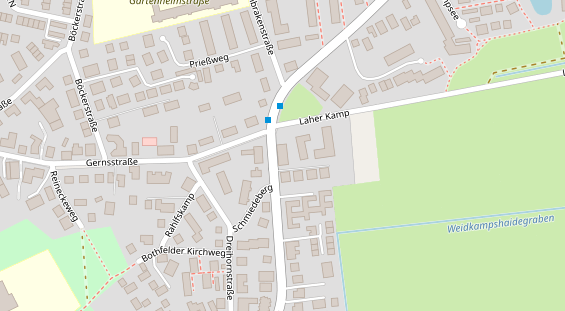 Restaurant auf Karte