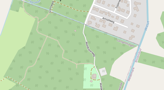 Restaurant auf Karte