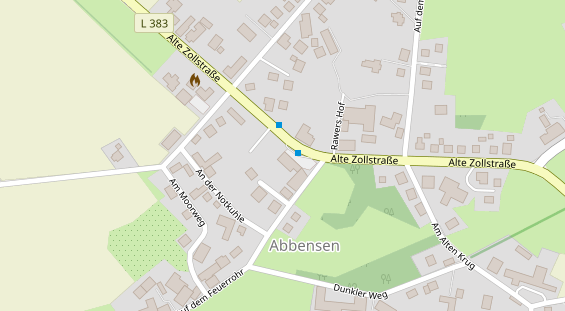 Restaurant auf Karte