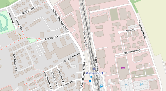 Restaurant auf Karte