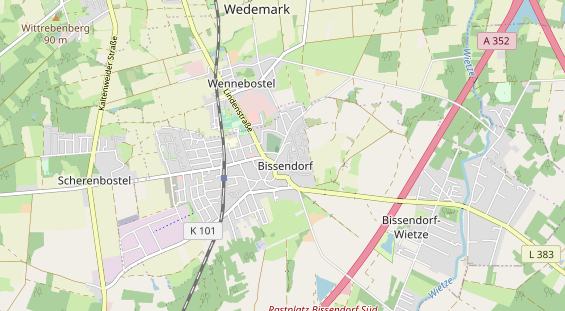 Restaurant auf Karte