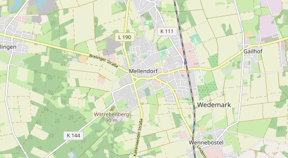 Restaurant auf Karte