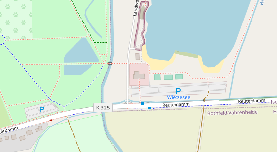 Restaurant auf Karte