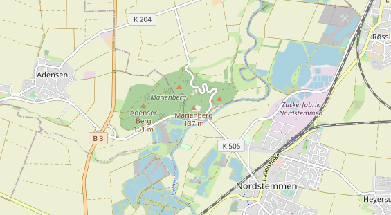 Restaurant auf Karte