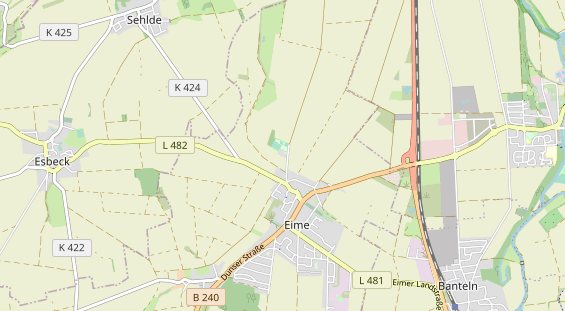 Restaurant auf Karte